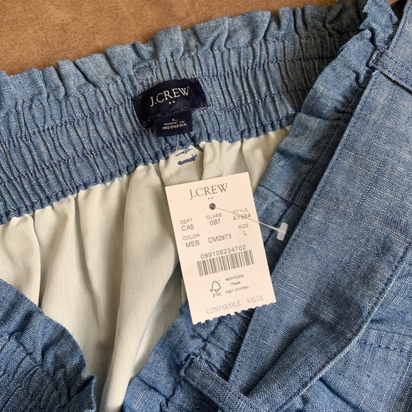 JCrew factory chambray skirt- size L - Picture 2 of 4